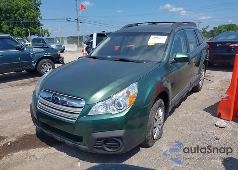 2013 Subaru Outback 2.5I из США, поврежденный, VIN 4S4BRCAC3D3264905